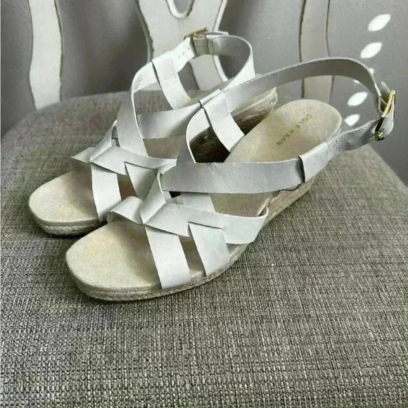 Cole Haan Crystal Wedge Sandal Size 8.5 - Picture 2 of 9